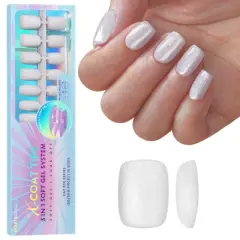BTArtboxnails XCOATTIP&reg; Press-On Nails - Cat Eye Collection - Extra Short Square Nails -150ct