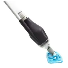 Kokido Skooba Max Handheld Automatic Vacuum Cleaner Tool for Above Ground Swimming Pools with Wide Nozzle and Smooth Gliding Wheels