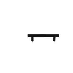 Admira Matte Black 3-3/4" 96MM Cabinet Pull - Set of 5