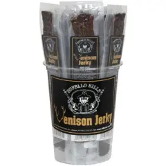 Buffalo Bills 25-ct Original Venison Jerky Wrapped Strips (two 25-ct tubs of venison jerky strips)