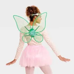 Adult Garden Fairy Halloween Costume Accessory Kit - Hyde and EEK! Boutique&trade; Pink/Green