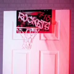 NBA Houston Rockets Over The Door Mini Basketball Hoop