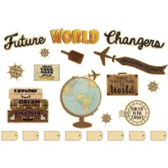 Teacher Created Resources Travel the Map Future World Changers Bulletin Board Set (TCR8623)