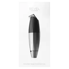 BEVEL Men's Rechargable Hair and Beard Trimmer - Cordless - Black