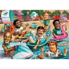 NFL Miami Dolphins All Time Greats 500pc Puzzle Game