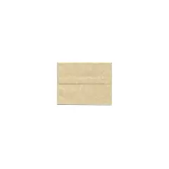 JAM Paper A2 Parchment Invitation Envelopes 4.375 x 5.75 Brown Recycled 25/Pack (53447)