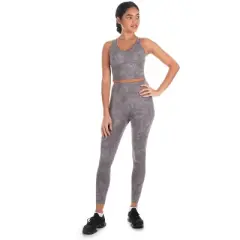 Memoi Women's Tie Dye Print Sports Bra with Removable Cups