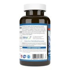 Carlson - Elite Omega-3 Plus D & K, 700 mg Omega-3s + D3 & K2, Bone Health, Lemon