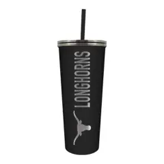 NCAA Texas Longhorns 24oz Skinny Tumbler with Straw