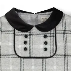 Hope & Henry Girls' Short Sleeve Ponte Dress, Infant