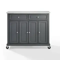 Avery Kitchen Cart Gray - Crosley