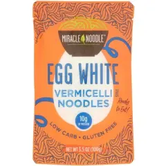 Miracle Noodle Egg White Vermicelli Noodles - Case of 6/3.5 oz
