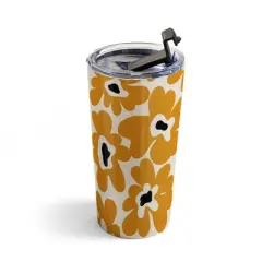 Miho spring summer garden Travel Mug 20 oz Stainless Steel Travel Mug - Deny Designs
