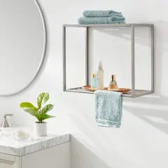 Wall Shelf Brushed Nickel Metal - Brightroom&trade;