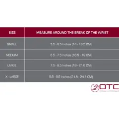 OTC Wrist Support, Pullover Gauntlet, Knit Elastic, Beige