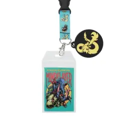 Dungeons & Dragons Mindflayer Blue Lanyard With ID Sleeve