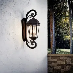 Kichler Lighting Courtyard 3 - Light Wall Light in  Rubbed Bronze
