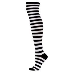 Thin Striped Patterned - Over the Knee Socks - from the Sock Panda (Women's Sizes, Adult Medium)