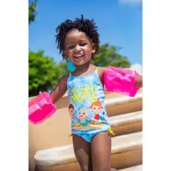 CoComelon Tomtom Yoyo JJ Girls One Piece Bathing Suit Toddler