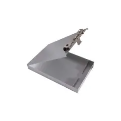 Saunders Redi-Rite Aluminum Storage Clipboard 1" Clip Cap 8 1/2 x 12 Sheets Silver 11017