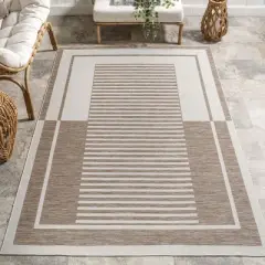Nuloom Caoimhe Geometric Indoor/Outdoor Area Rug