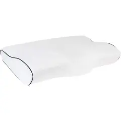 Healthy Spirit Contour Cervical Neck Pillow | Neck Pillow for Pain Relief Orthopedic Neck Support Shoulder Pain, White, 1 Count