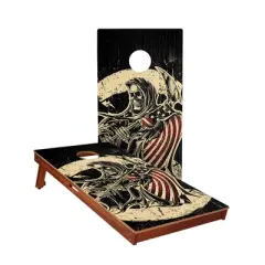 Skips Garage USA Grim Reaper Cornhole Boards - ACA Sig Pro Series
