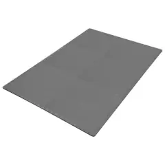 BalanceFrom Fitness 72 Square Foot Interlocking Extra Thick 1 Inch High Density Nonslip Exercise Mat Tiles with 18 24 x 24 Inch Pieces, Gray