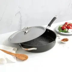 Nordic Ware Verde 12 Inch Ceramic Nonstick Skillet and Lid