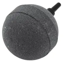 Unique Bargains Aquarium Fish Tank Pump Hydroponics Air Stone Bubble Diffuser Gray 2" Dia
