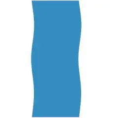 Swimline Round Overlap Liner Above Ground Swimming Pools 21' - Blue