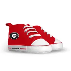 Baby Fanatic 2 Piece Bid and Shoes - NCAA Georgia Bulldogs - White Unisex Infant Apparel
