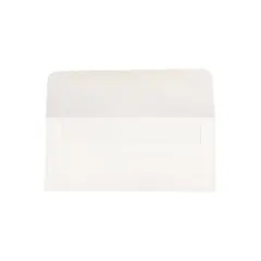 JAM Paper Booklet Envelope 3" x 6 11/16" White 100/Pack (216313691d)