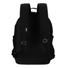 Wrangler Powell Denim Backpack for Mens Womens Kids, Classic Logo Water Resistant Casual Daypack for Travel with Padded Laptop Notebook Sleeve