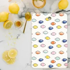 Little Arrow Design Co watercolor holiday lights Cutting Board - Deny Designs