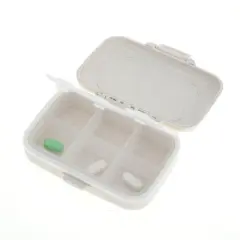 Unique Bargains 6 Grids Single Layer Pill Box 1 Pc