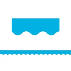Teacher Created Resources 35' x 3" Aqua Scalloped Border Trim (TCR5703)
