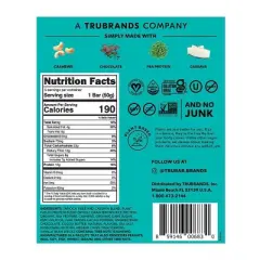 TRUBAR Plant Based Vegan Protein Bars - Oh Oh Cookie Dough - 5ct