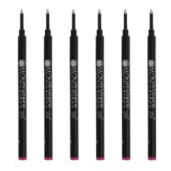 Monteverde Rollerball Pen Refill Medium Point Purple Ink 6 Pack (G233PL)