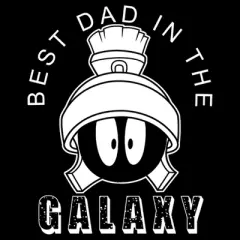 Men's Looney Tunes Father's Day Marvin the Martian Best Dad T-Shirt