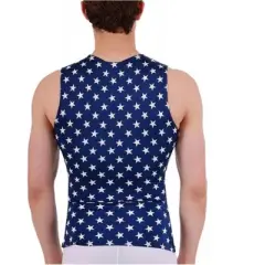 Insta Slim Stars Activewear Sleeveless Crew-Neck 4TAT0N1