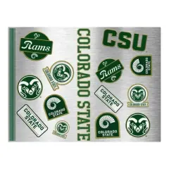NCAA Colorado State Rams Varsity Thirst Water Bottle - 24oz: Stainless Steel, Portable Drinkware