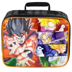 Dragon Ball Z Lunch Box Character Panel Goku Kamehameha Lunch Bag Tote Black