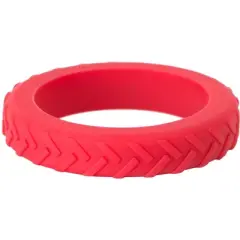 Chewigem Chew Bracelet with Small Treads, Red