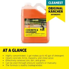 Karcher Concrete & Driveway Pressure Washer Cleaner 1 Gallon