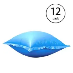 Swimline 4 x 4 Foot Winterizing Closing Air Pillow Cushion for Above-Ground Swimming Pool Cover, 12 Pack