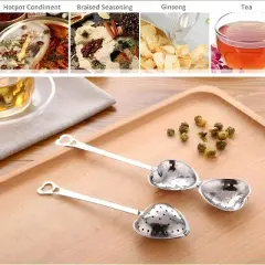 Kitcheniva Heart Shaped Tea Infuser Set 4 Pcs