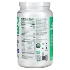 Vega Organic Plant-Based Protein, Premium All-In-One Nutrition, Plain Unsweetened, 1 lb 10.9 oz (763 g)