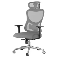 GlasFlength Task and Office Chairs with Support Armrest，Ergonomic, Adjustable，Computer Chair and Gaming Chair, Gray, 28.1"*18.1"*48"