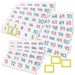 Learning Resources Magnetic Number Line 1-100, 20 Magnets, Sets of 5 Magnets, Ages 3+
